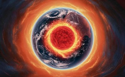 The Earth’s molten outer core creates the magnetic field. - 100 fun facts about earth